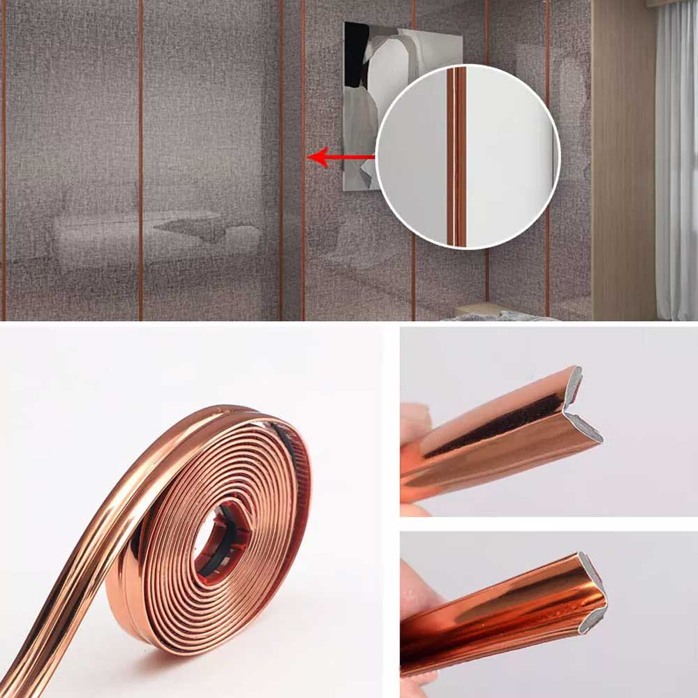 3m Self Adhesive Wall Edging Strip Flexible Corner Angle Trim Living Room Kitchen