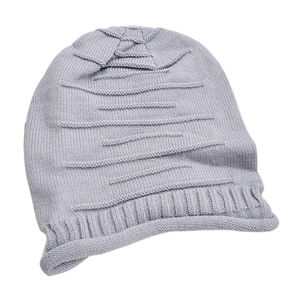 Women Men Hiphop Crochet Knitted Slouch Oversize Warm Baggy Beanie Hat Cap Beret