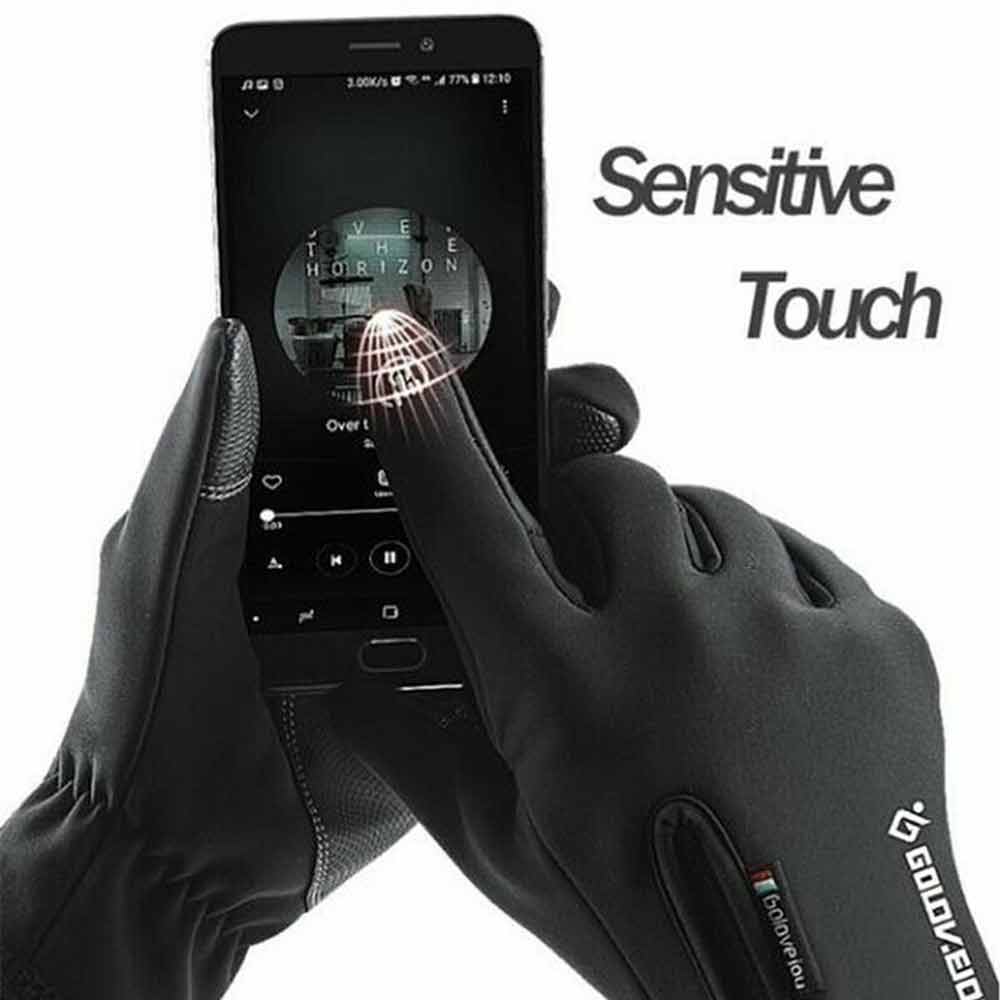 Thermal Winter Gloves Waterproof Touch Screen Thermal Windproof Warm Zipper