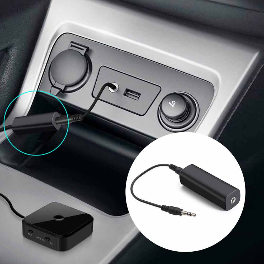 Ground Loop Noise Isolator Filter + 3.5mm AUX Cable For Home Car Stereo Audio
