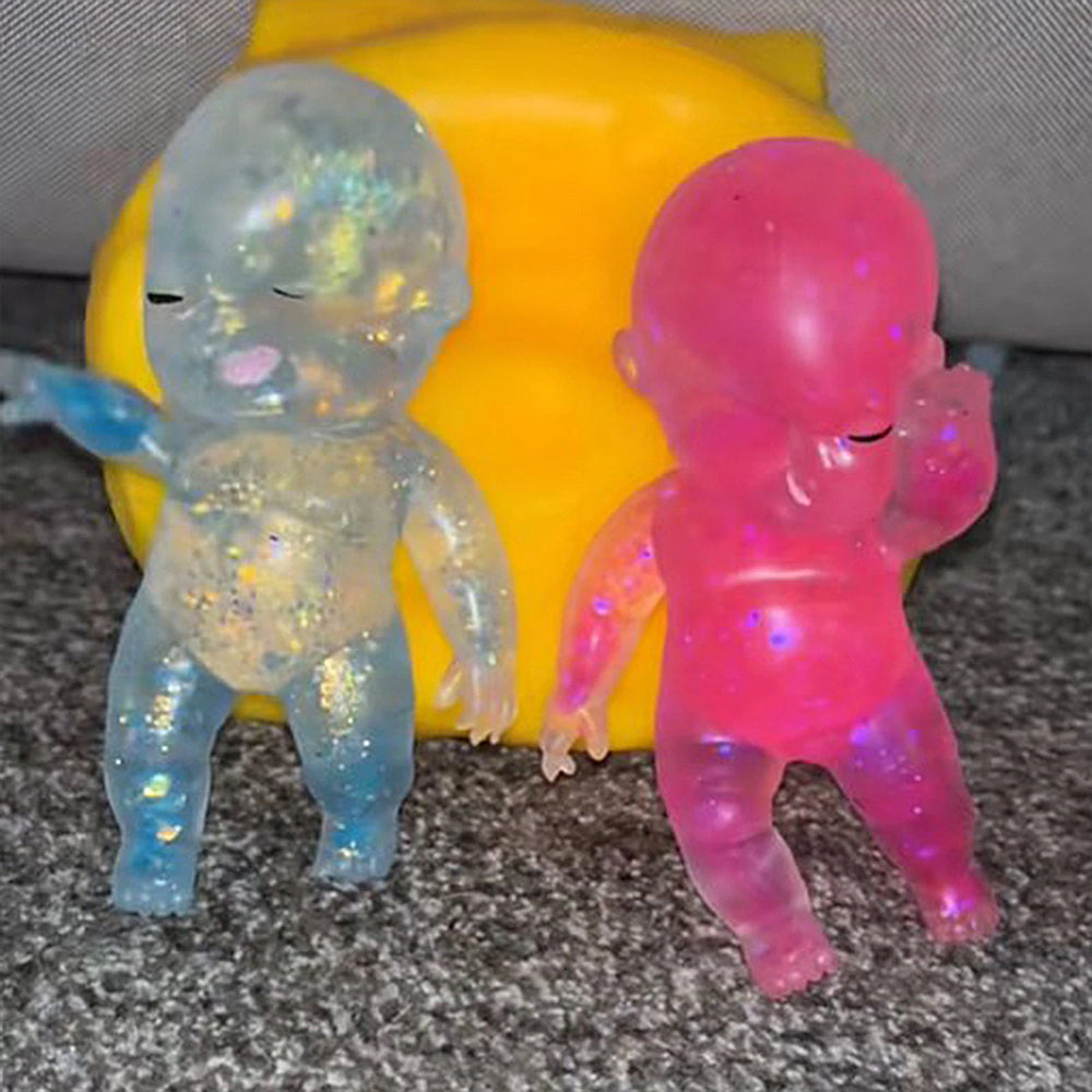 1x Baby Squishy Toy – Random Color, Soft Stress Relief Squeeze Toy