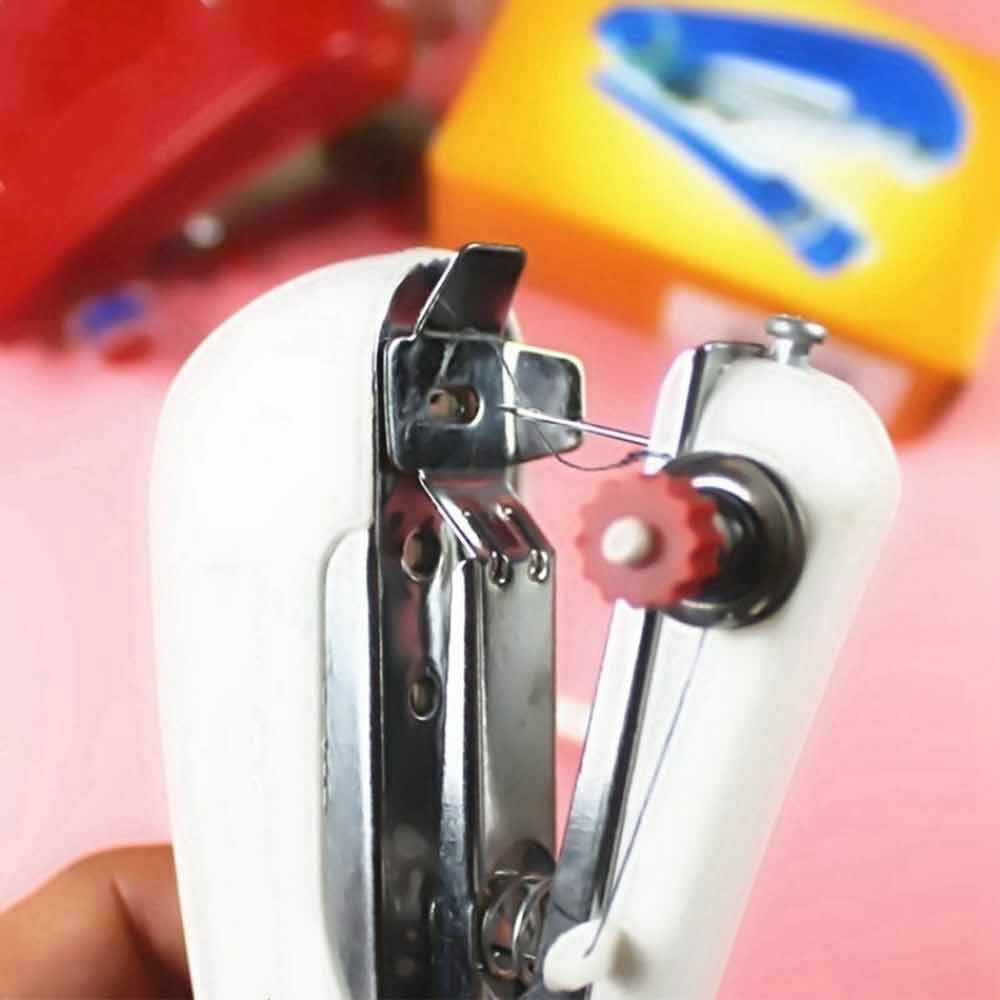 Mini Portable Handheld Cordless Sewing Machine Hand Held Stitch Home Clothes