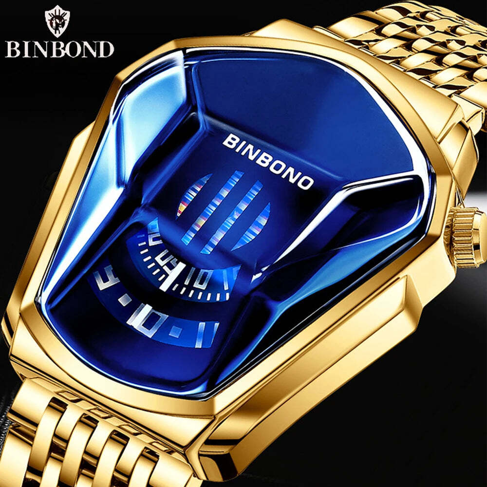 Men's Trendy Fashion Watch Funky Designer Wristwatch Includes Strap Adjuster