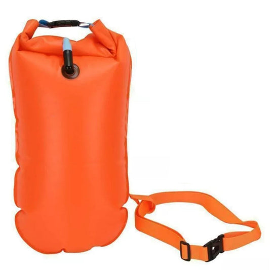 Inflatable Open Water Swim Buoy Air Dry Bag Buoy Tow Swimming PVC Storage Float
