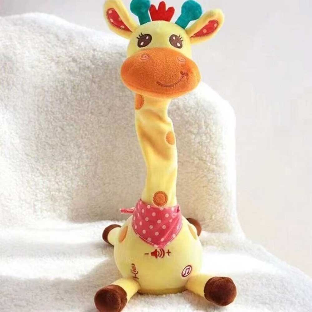 Musical Dancing Giraffe Plush Toy-Singing & Moving Animal Doll, Perfect Holiday Gift