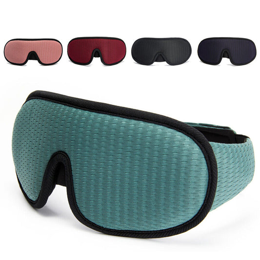 3D Sleeping Eye Mask Block Out Light Soft Padded Travel Sleeping Aid EyeMask