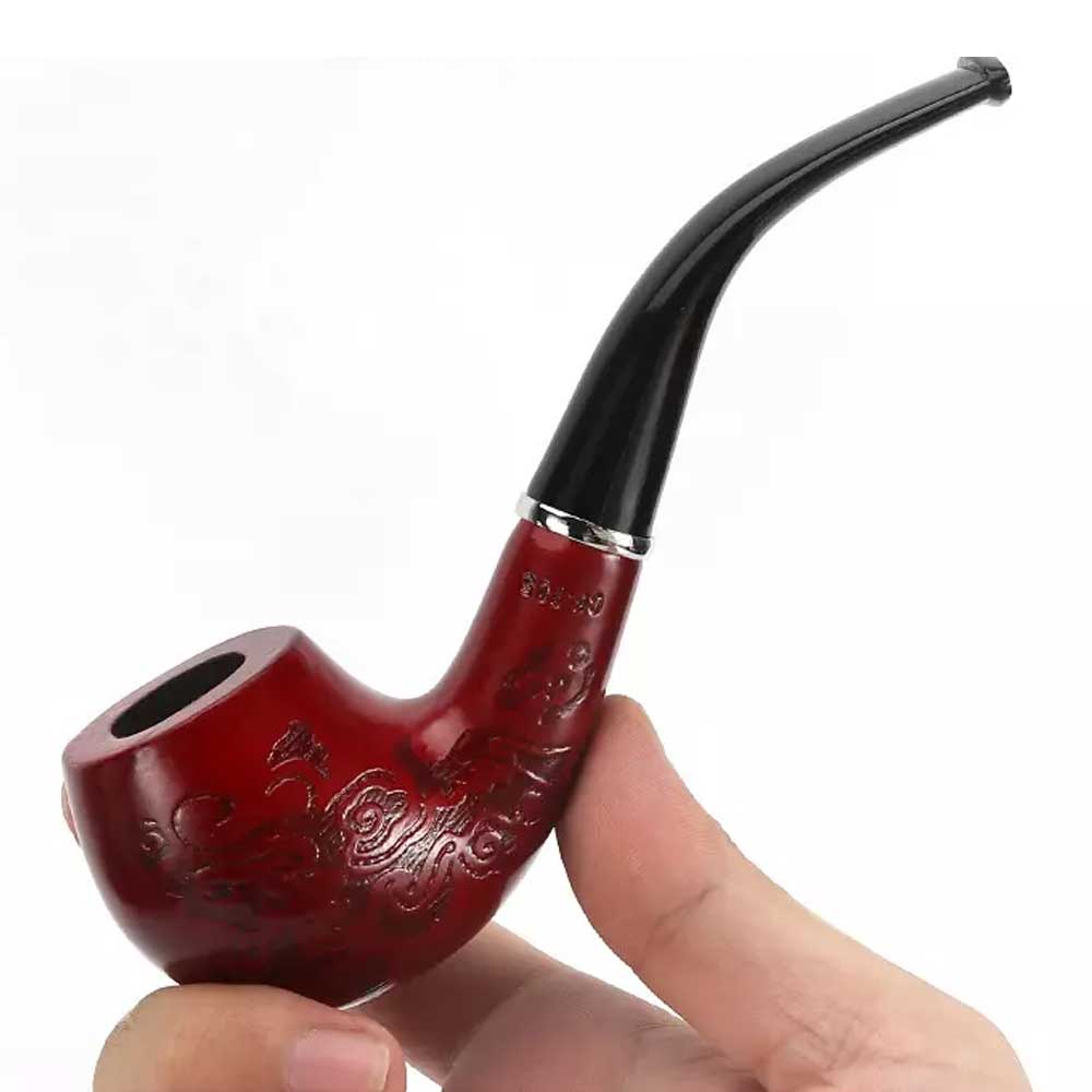 Vintage Wooden Pipes Smoking Pipe Durable Tobacco Cigar Cigarette Unique Gift