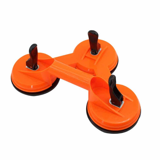 Suction Cup Triple Pad Lifter – 75kg Glass Tile Mirror Sucker Plate Lifting Tool