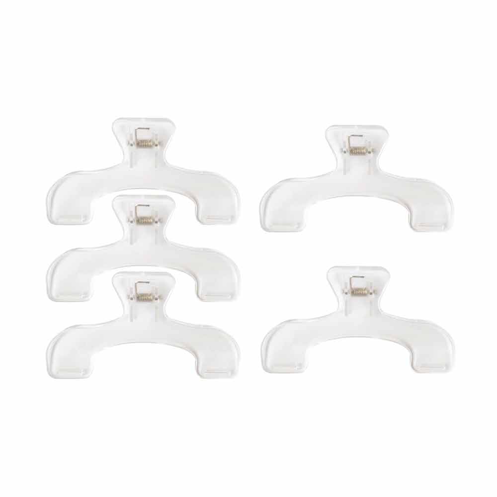 5pcs Book Page Holder Clip Clear Page Holder For Reading Binder Clip Book Opener