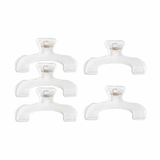 5pcs Book Page Holder Clip Clear Page Holder For Reading Binder Clip Book Opener