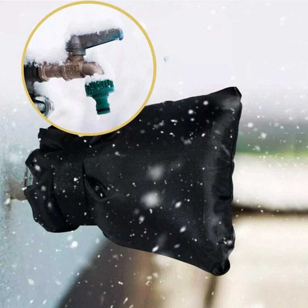 4-Pack Outdoor Tap Cover - Frost Protection Thermal Jacket for Faucets