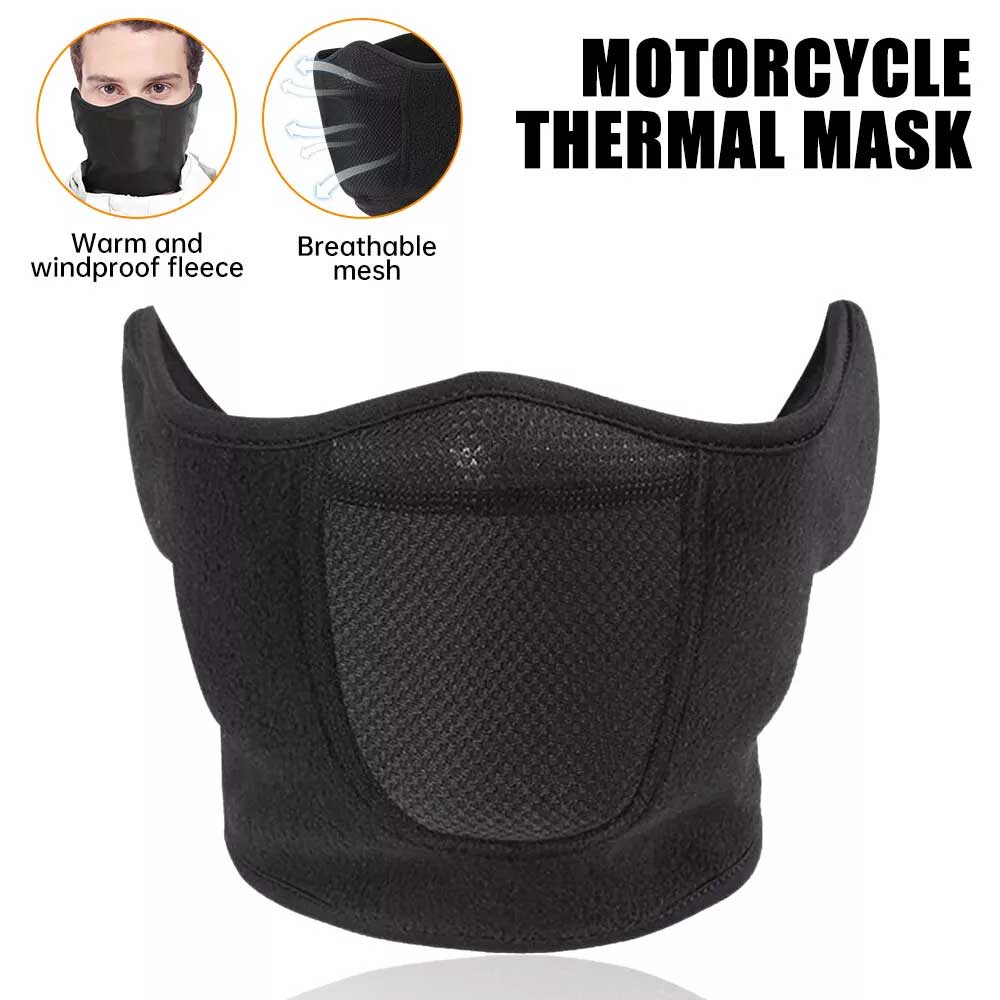 Winter Windproof Half Face Mask Ear Warmer Cold Weather Ski Motorcycle Riding