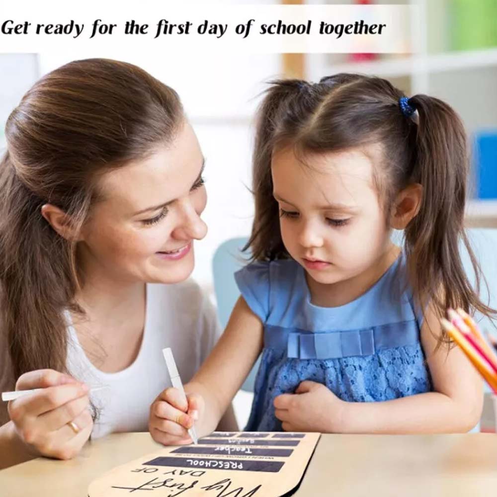 My First and last Day Of School Photo Board, School Sign, Back To School Chalk Board,