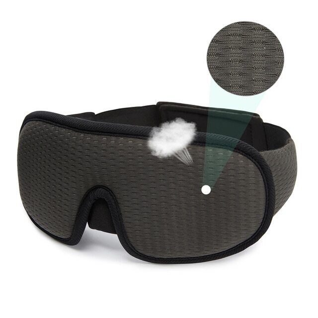 3D Sleeping Eye Mask Block Out Light Soft Padded Travel Sleeping Aid EyeMask