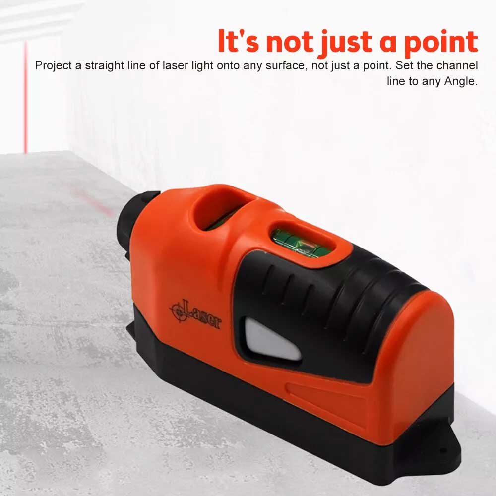 Mini Vertical Horizontal Laser Level Straight Level Line Measurement Gauge Tool