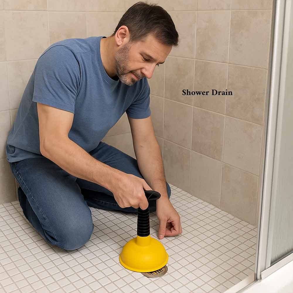 Mini Sink & Drain Plunger – Small Unclogger for Bathroom, Kitchen, Shower Drains