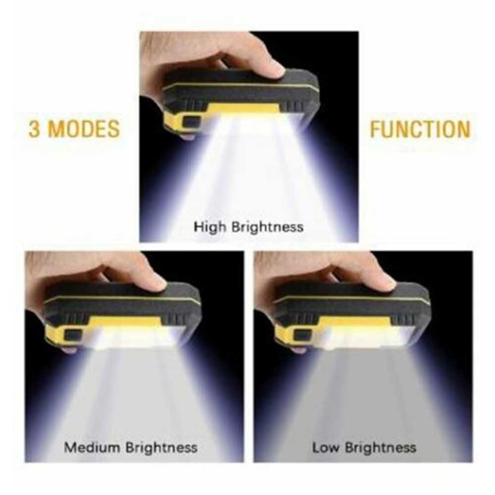 Work Light RECHARGEABLE COB LED Workshop Workbench Magnetic Mechanic Boat 1200Lm