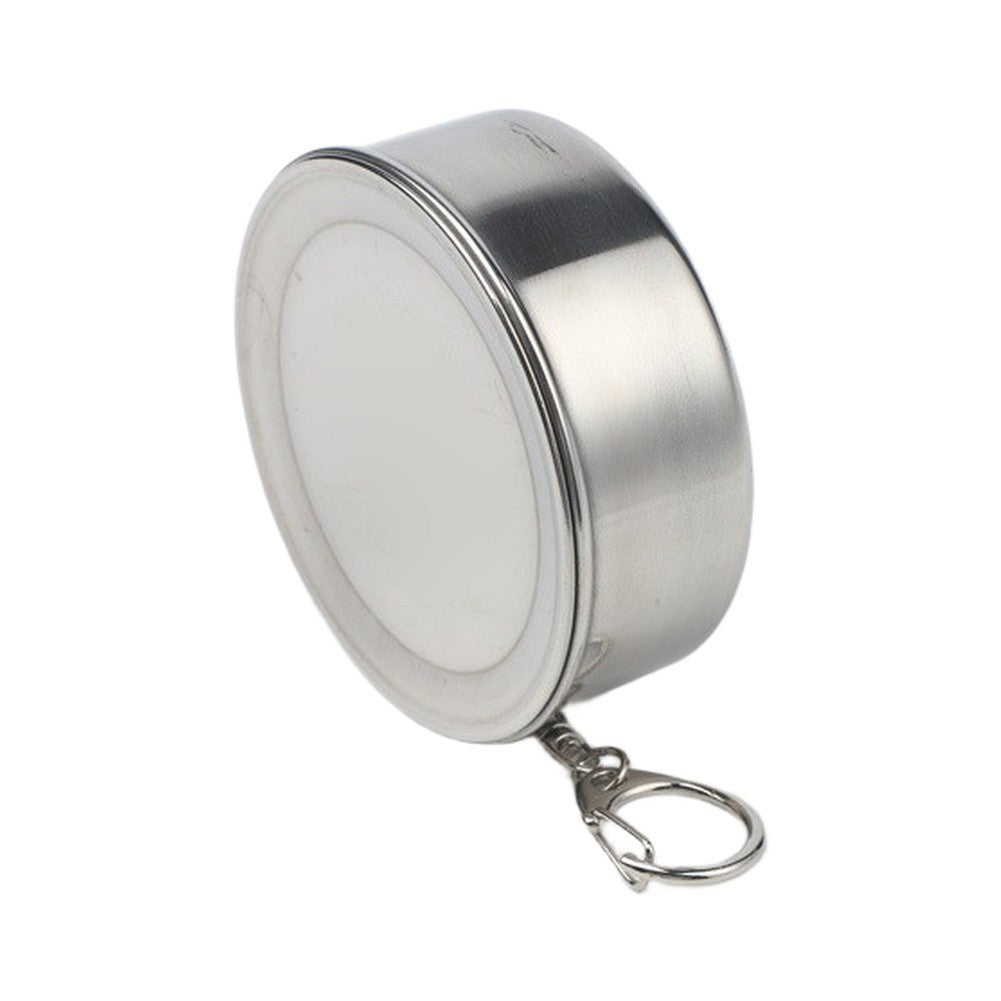 304 Stainless Folding Cup – Telescopic Mug for Campers & Hikers, Portable
