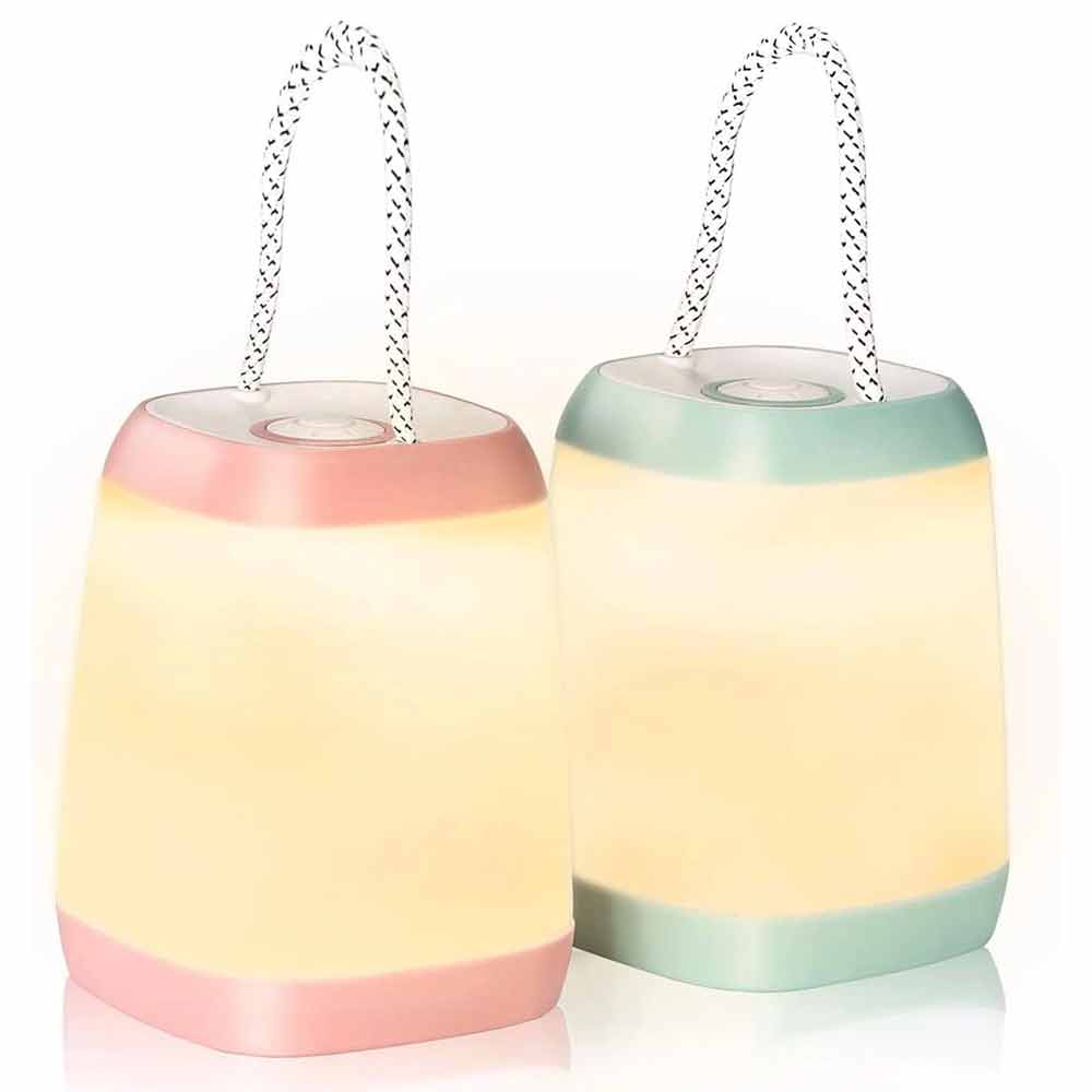2 Pack LED Tent Lantern – 3 Light Modes, Battery Powered, 130 Lumens Bright