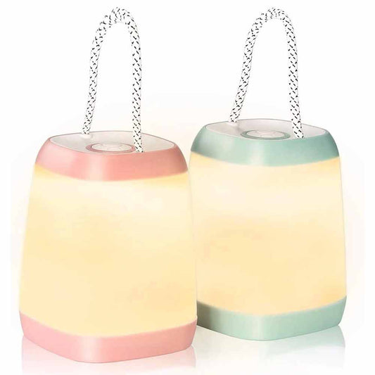 2 Pack LED Tent Lantern – 3 Light Modes, Battery Powered, 130 Lumens Bright