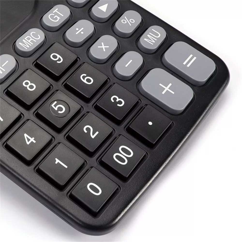 Solar Electronic Desk Calculator Extra Large Display Business Battery 12 Digit