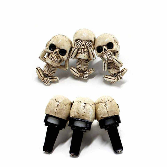 Resin Skull Auto Interior Decor Car Clip Vent Air Freshener Freshner Fragrance