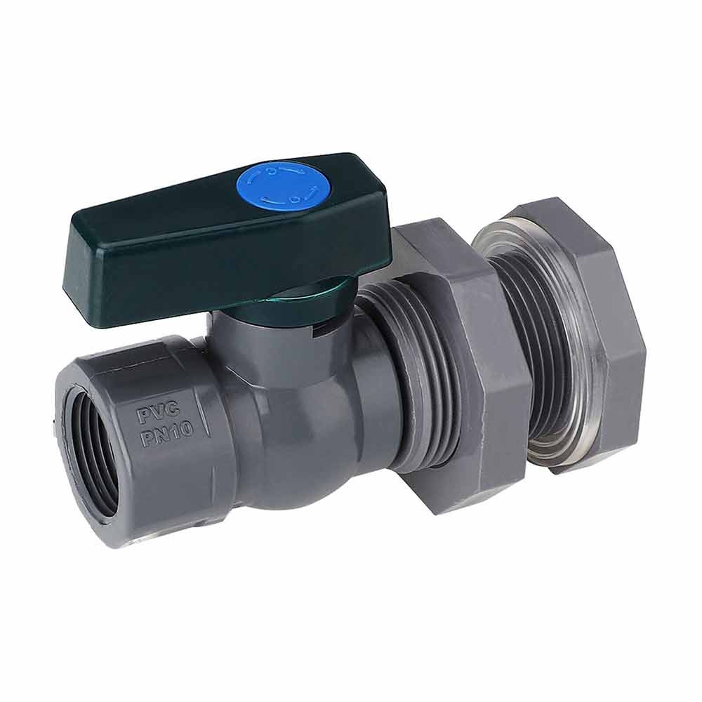 Rain Barrel Water Spigot Kit 3/4" Ball Valve and Bulkhead Fitting Outdoors