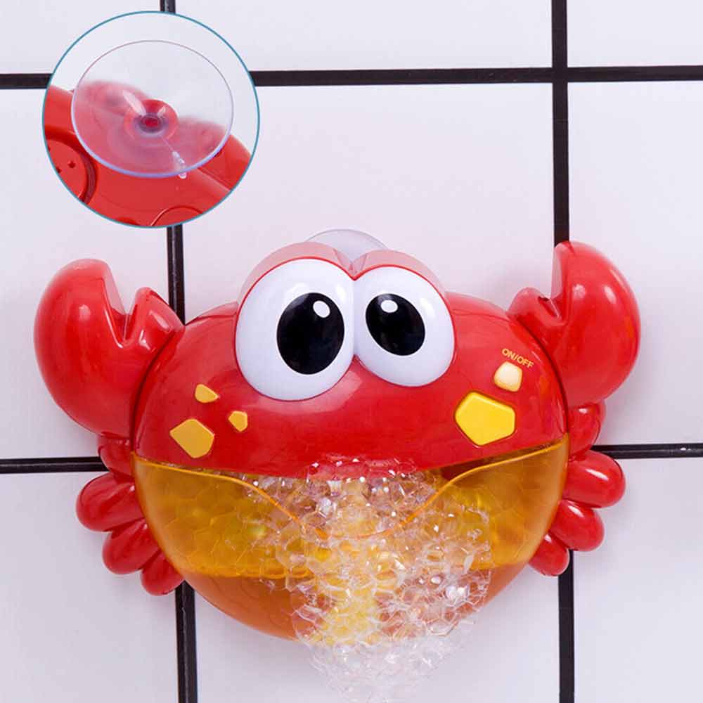Crab Bubble Machine Musical Shower Fun Baby Toy Bath Bubble Maker