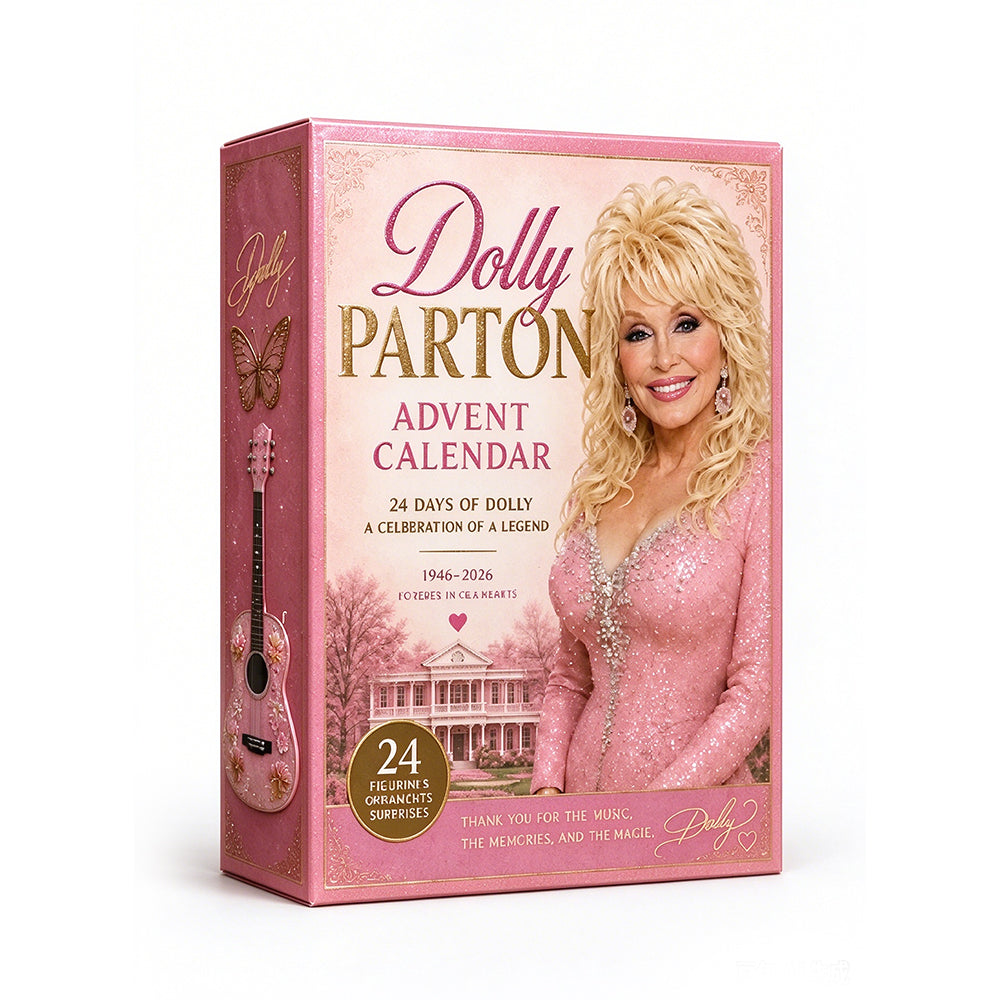 2D Dolly Parton Advent Calendar 2026– 24 Collectible Acrylic Ornaments Blind Box