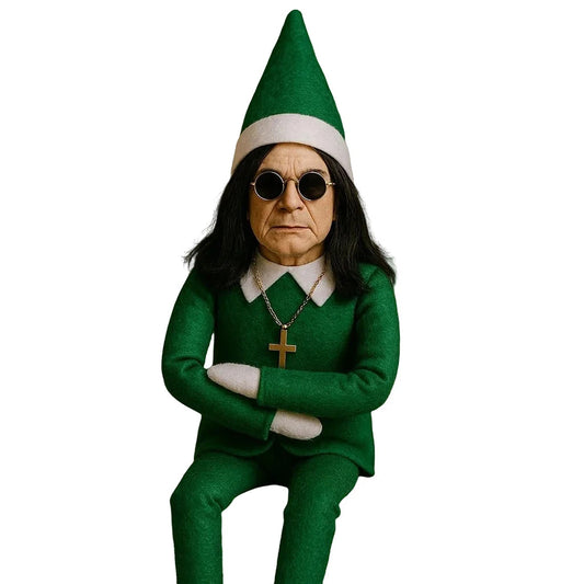 4Pcs Set Christmas Elf Doll Christmas Trees Decoration Ornament Music Godfather Doll