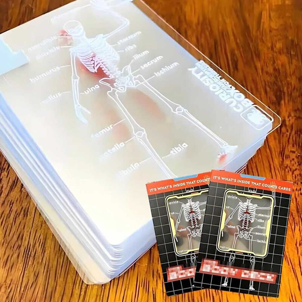 The Body Deck Human Anatomy - It's What's Inside That Counts Cards, 3D Image