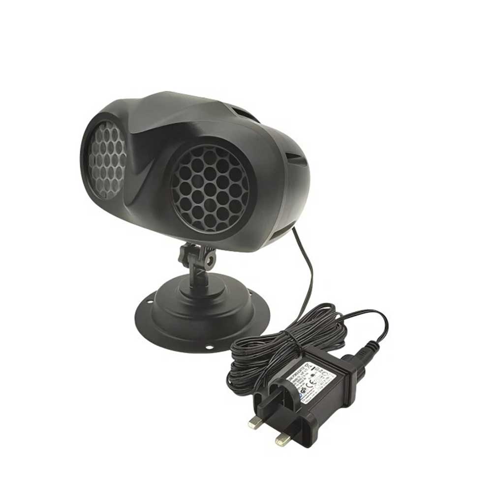 Dual-Lens Owl Snowflake Laser Projector | IP65 Waterproof Outdoor Christmas Light with Remote & Timer