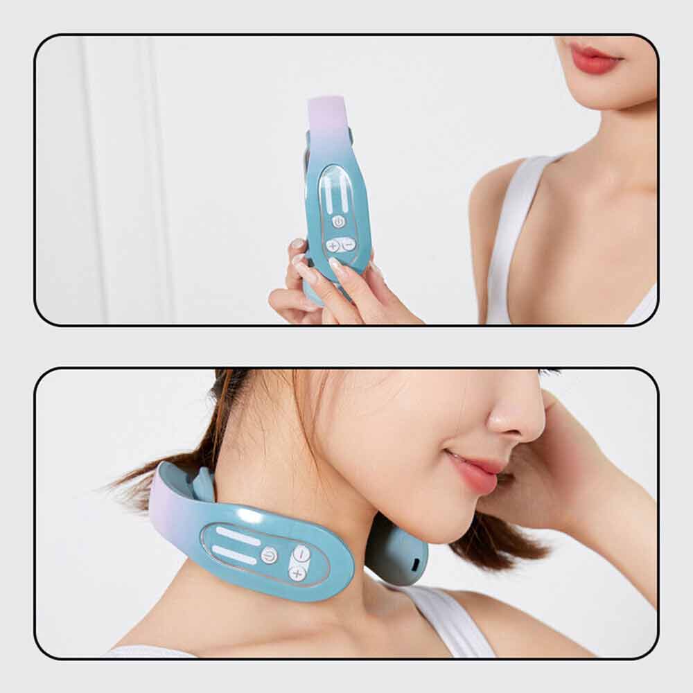Micro Electric Massager Smart Neck Massager Heating Lightweight Usb charging