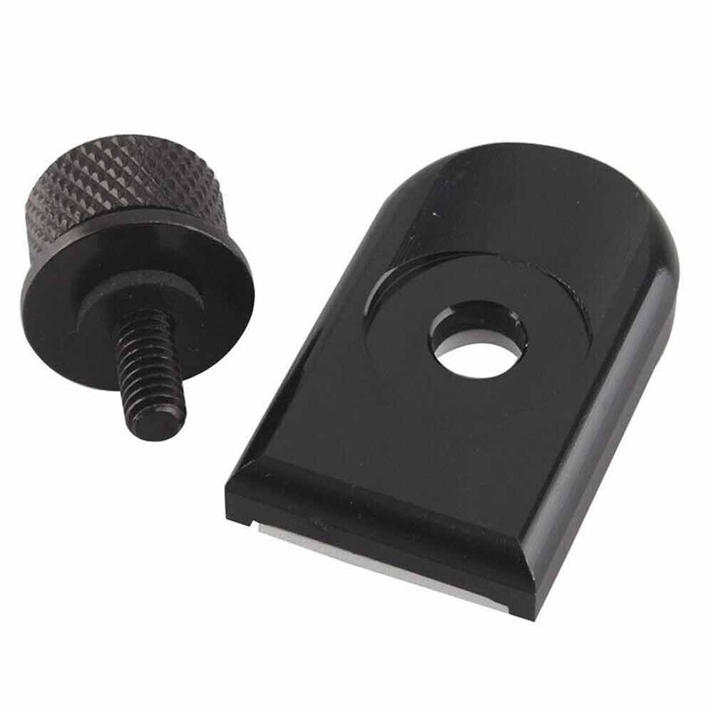 6mm Black For Seat Bolt Tab Screw Mount Knob Cover High Quality For Harley