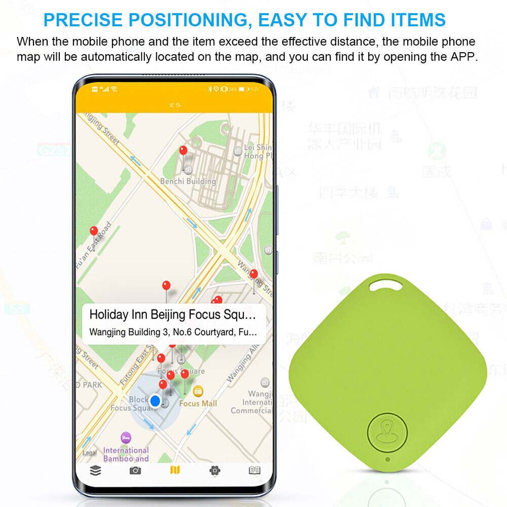 4Pack GPS Tracker Wireless Bluetooth Anti-Lost Wallet Key Pet Locator Finder