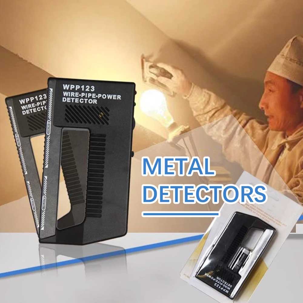 WPP123 Handheld Wall Scanner Metal Detector - Adjustable Sensitivity for Wire, Pipe & Power Detection