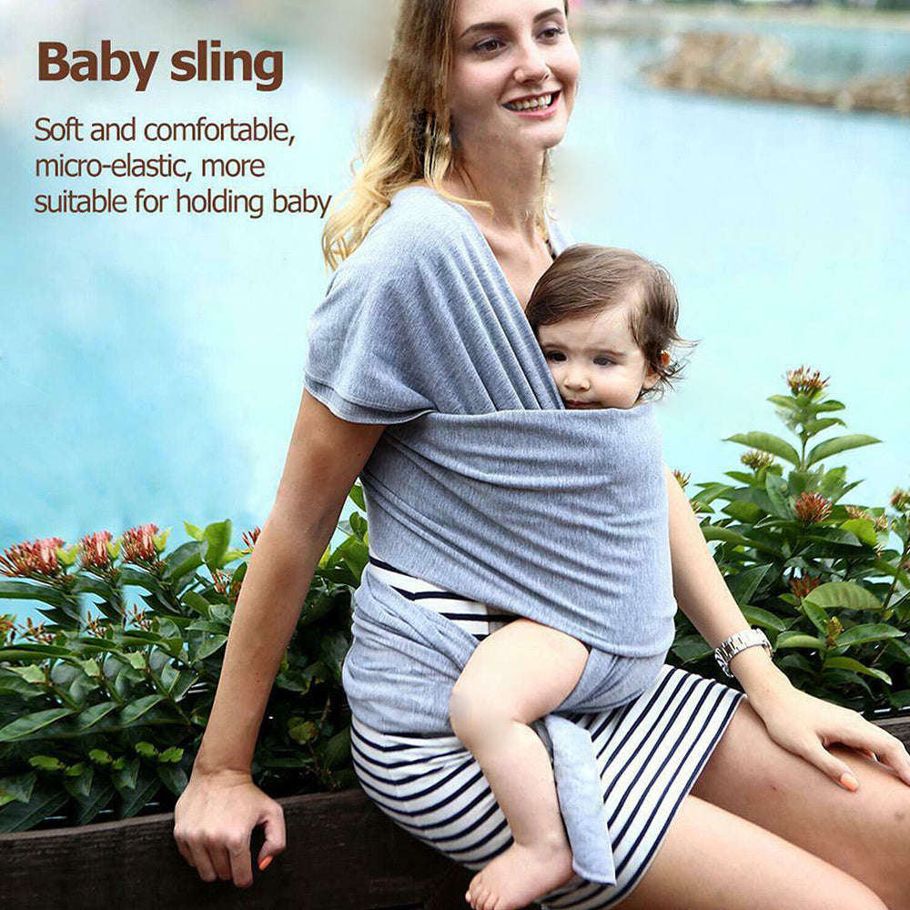 New Baby Sling Adjustable Wrap Carrier Infant Breastfeeding Pouch Newborn