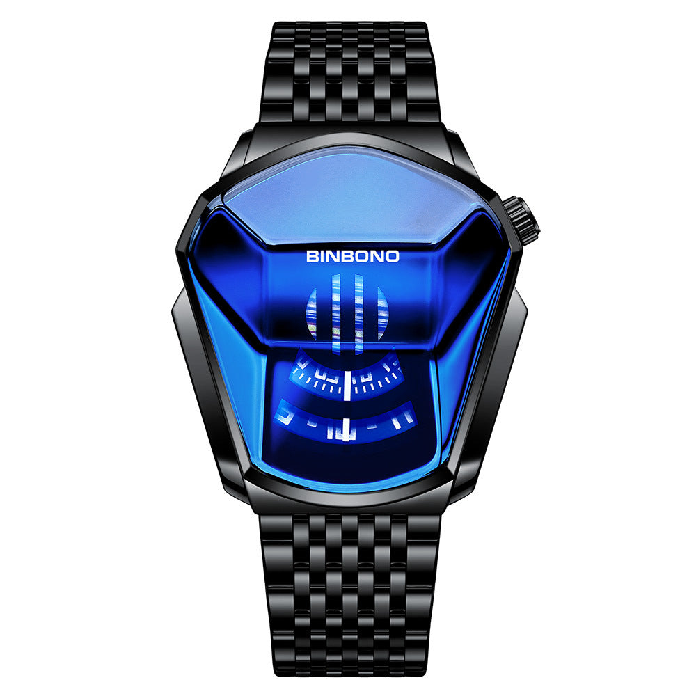 Men's Trendy Fashion Watch Funky Designer Wristwatch Includes Strap Adjuster