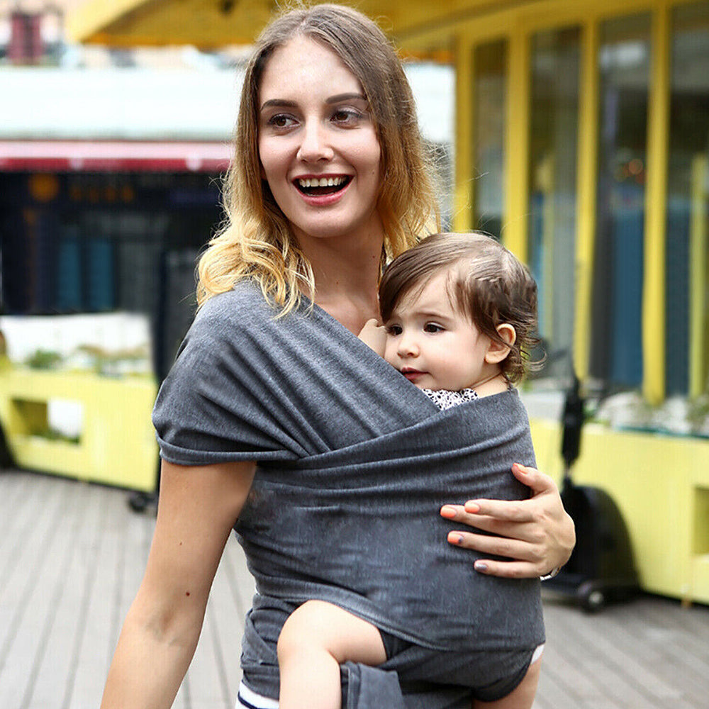 New Baby Sling Adjustable Wrap Carrier Infant Breastfeeding Pouch Newborn