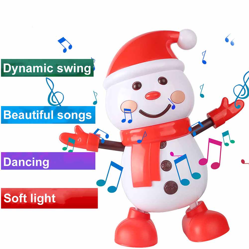 Musical Dancing Toy Electric Dance Snowman Xmas Christmas Decor Toys Gift Kids