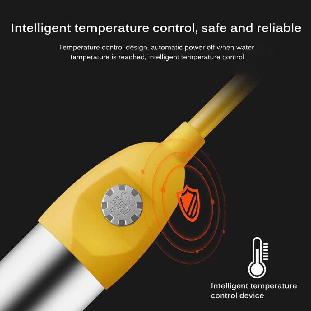 2000W Immersion Bucket Water Heater Electric Heating Element Intelligent control
