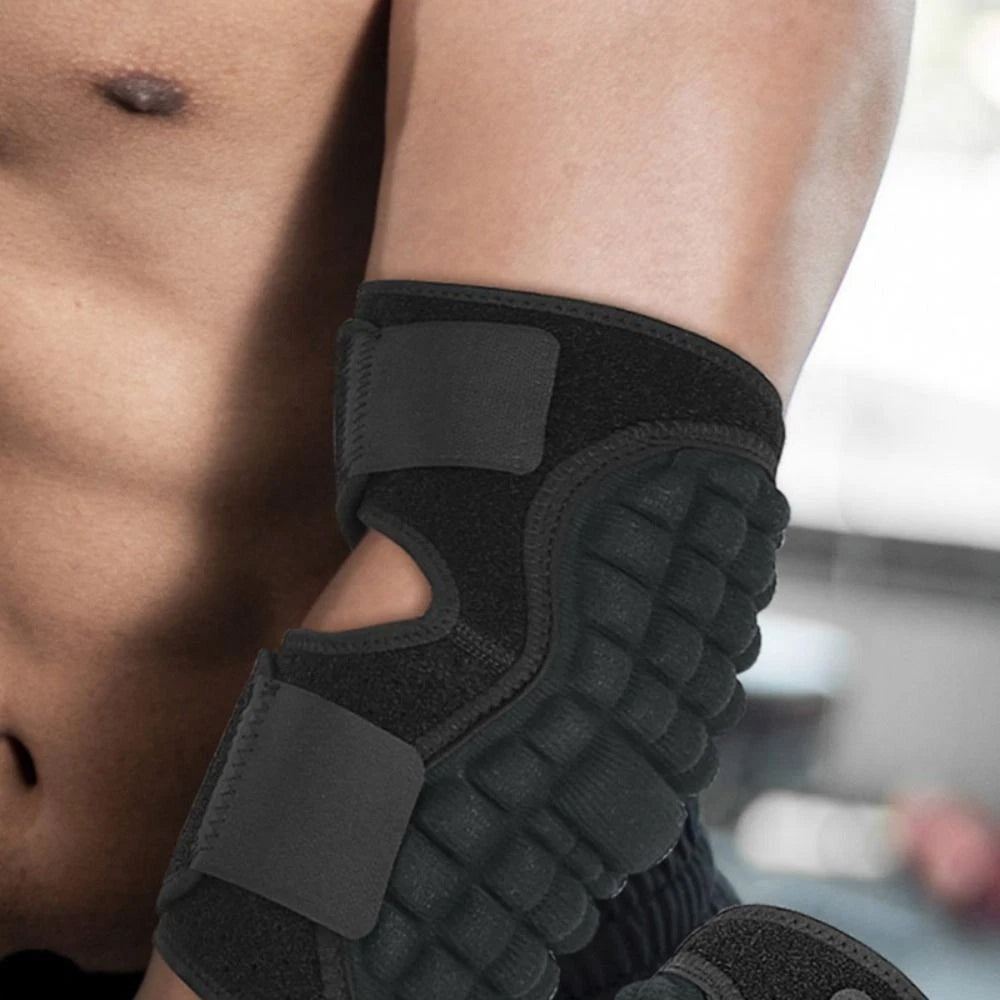 1x Elbow Brace Pad – Thicken Flexible Support, Crashproof Lightweight 28x20cm