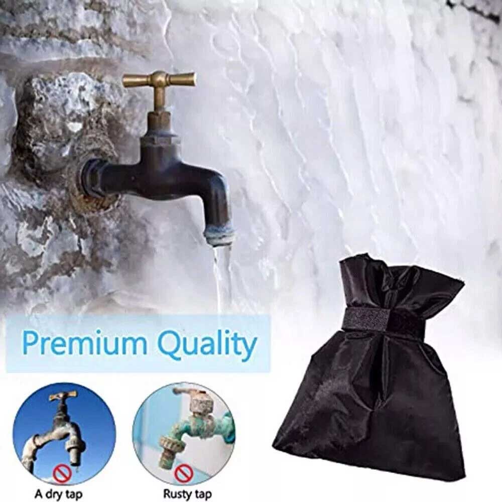 4-Pack Outdoor Tap Cover - Frost Protection Thermal Jacket for Faucets