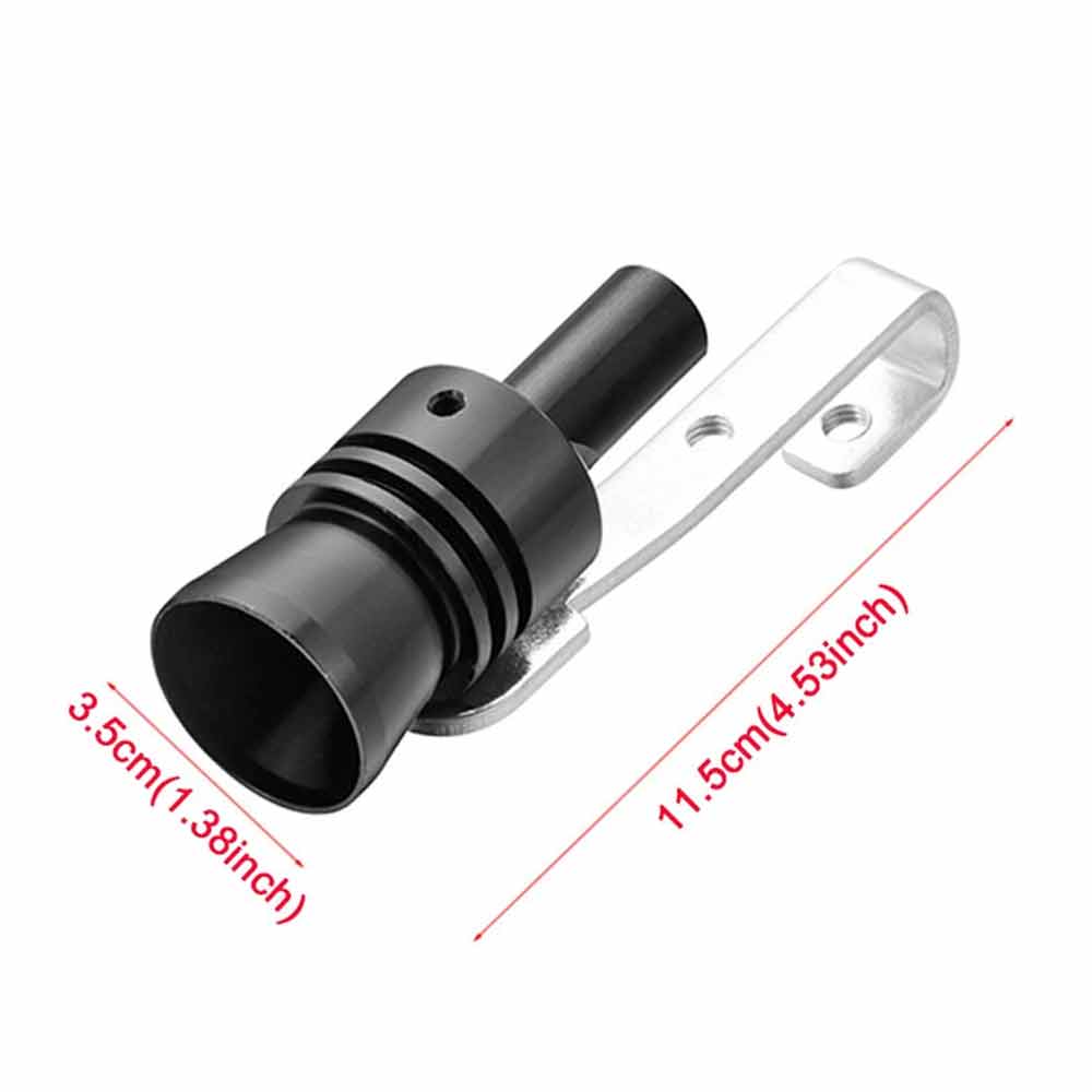 2-Pack XL Aluminum Car Turbo Sound Simulator Whistle – Roar Loud Exhaust Pipe Booster