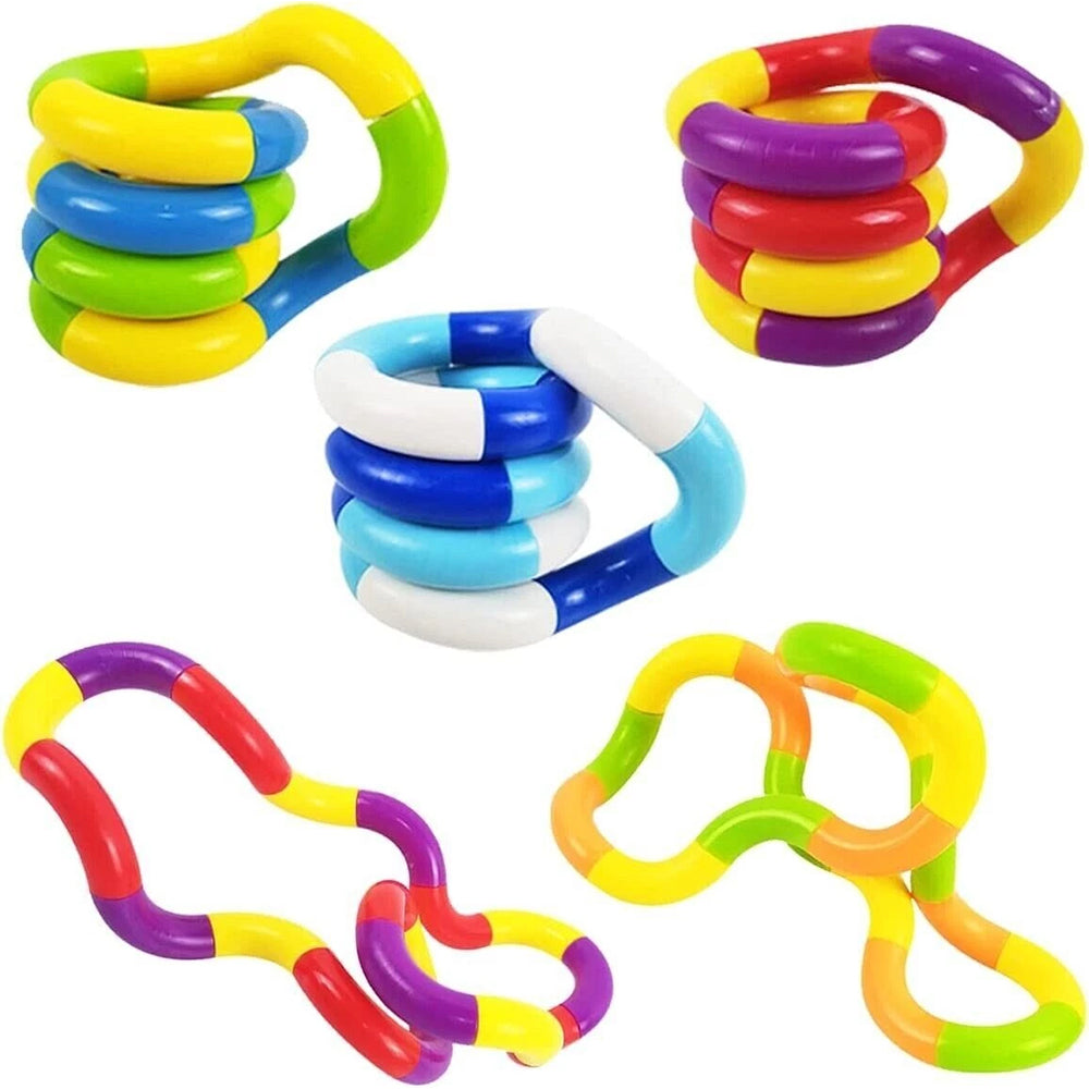 3-Pack Tangle Fidget Toy – String Twist Sensory Aid for Stress Anxiety ADHD