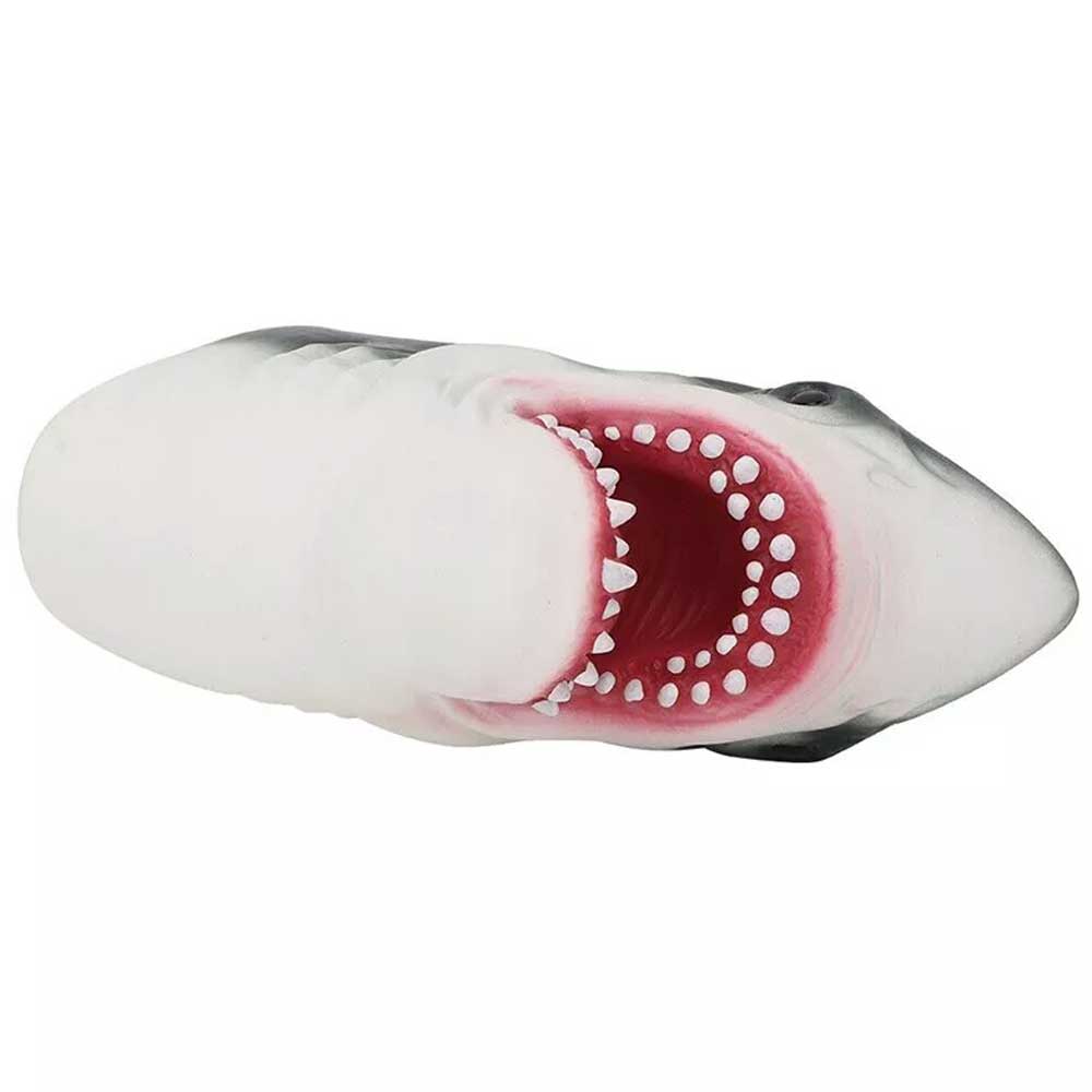 Shark Hand Puppet Handmade Stretchy Shark-Head Soft Animal Gloves Baby Kids Toys