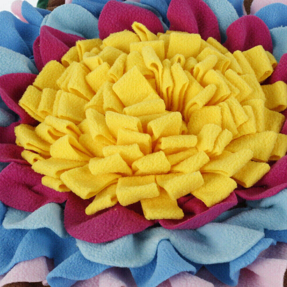 50x50cm Pet Dog Snuffle Mat Sniffing Treat Foraging Toy Nose Training Pad