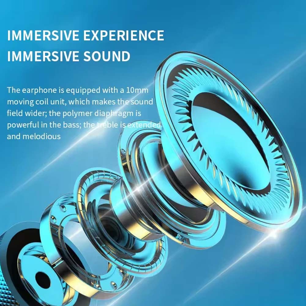 Wireless Bluetooth In-Ear Neckband Earphones - Running Sports Headphones with Mic