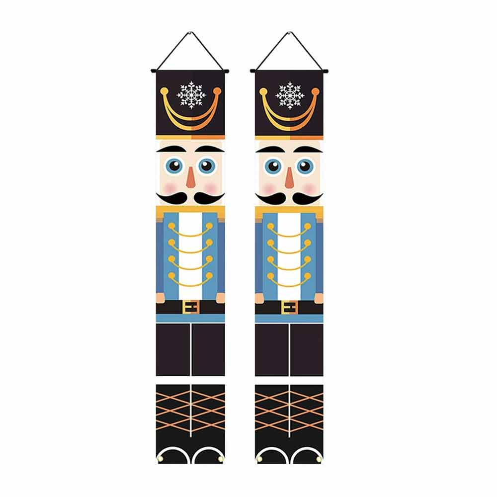 1.8M Nutcracker Christmas Banner – Soldier Door Couplet Decoration Ornament