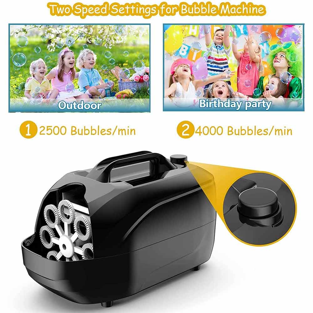 USB Automatic Bubble Blower Bubbles Electric Bubble Machine Wedding Party Xmas